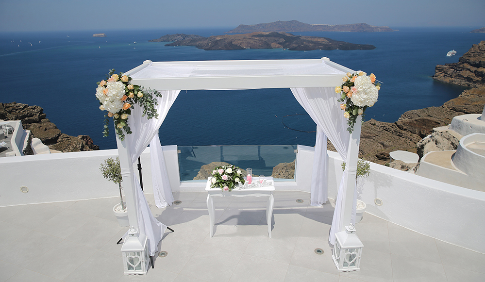 weddings and venues santorini